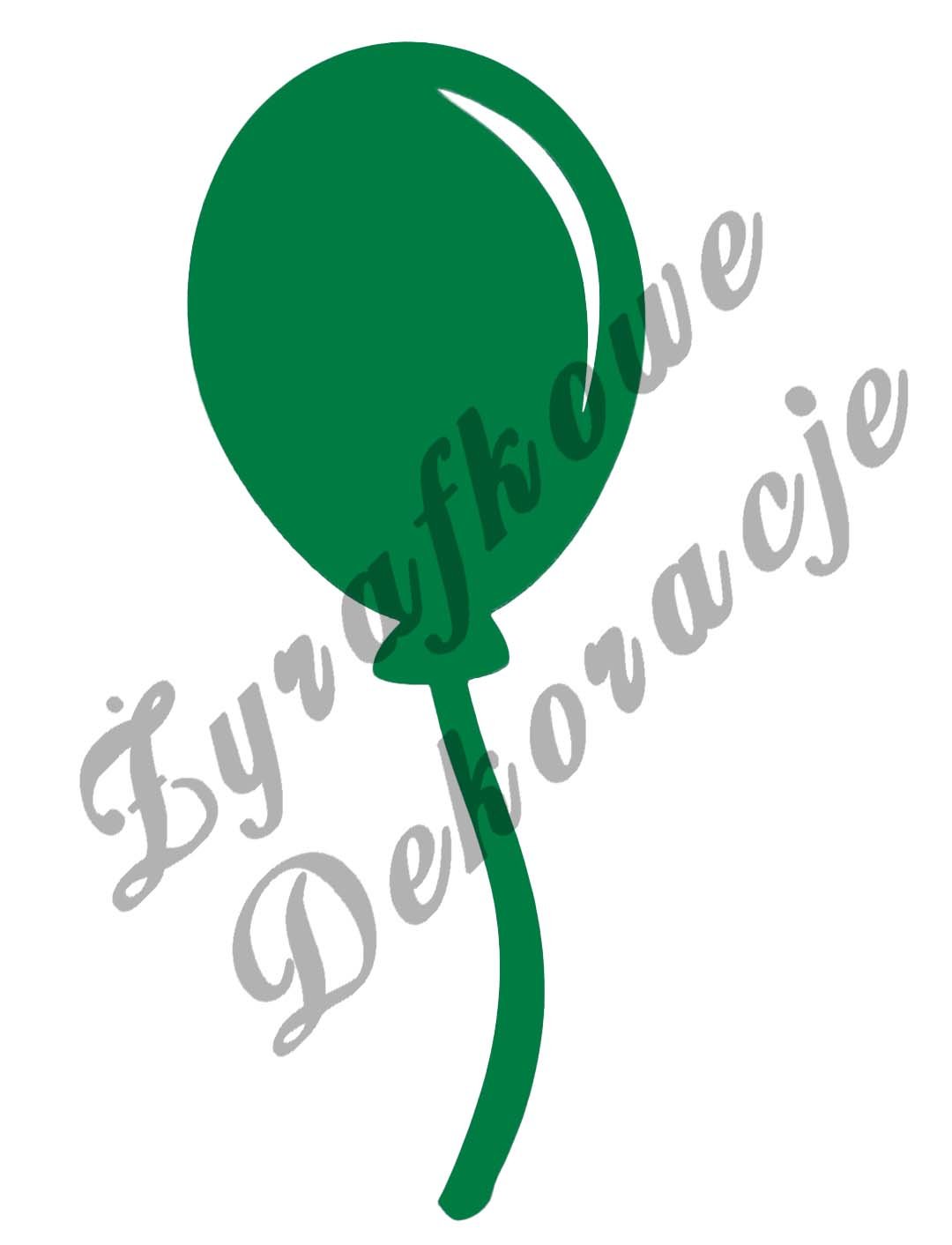 Balon zielony